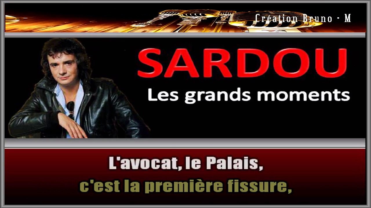 Michel Sardou - 1965 KARAOKE / INSTRUMENTAL