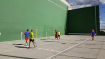 Frontenis 1ª partida 2ª división Rivas vs Pinto set 1 ultimos tantos emocionantes