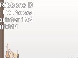 Pelikan Black Fabric Cartridge Ribbons Designed to Fit Panasonic Panaprinter 192