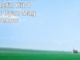 HP LaserJet CP 1525nw Toner Refill Kit 4 Pack  Black Cyan Magenta Yellow