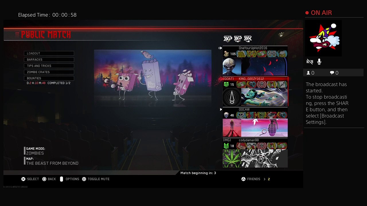 KING_GEEZY1612's Live PS4 Broadcast (2)