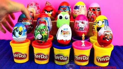 Play Doh Surprise Eggs Barbie Girl Kinder Surprise Egg Surprise Toys