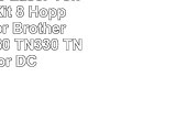 NE IMAGE  8 Laser Toner Refill Kit  8 Hopper Caps for Brother TN360 TN360 TN330 TN330