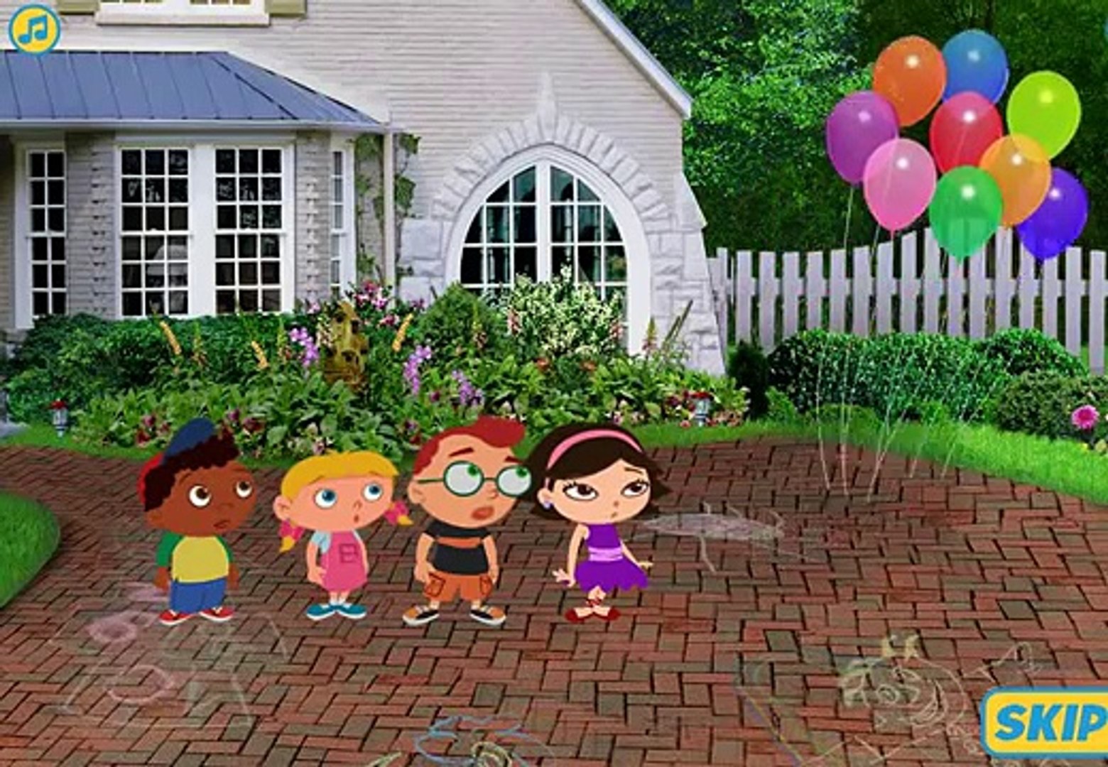 ⁣Cartoon Game Little Einsteins: Balloons Birthday Annie