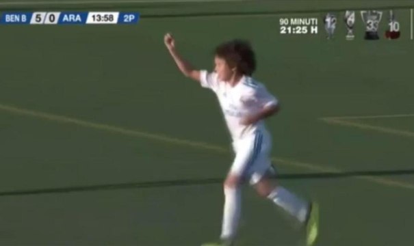 Le hat-trick marqué par le fils de Marcelo !