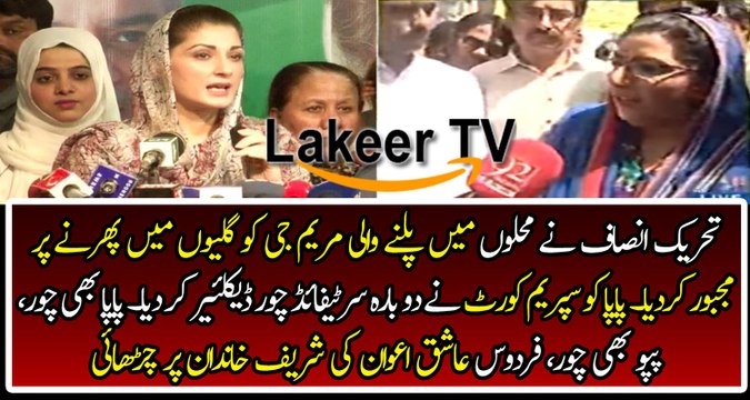 Firdous Ashiq Awan Badly Grills And Taking Class of Maryam Nawaz