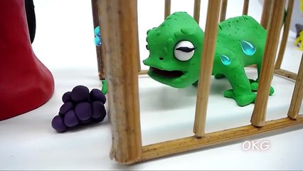Hulk Make Cake NEW Play Doh Bad Elsa and Joker Superhero Love Stopmotion Videos