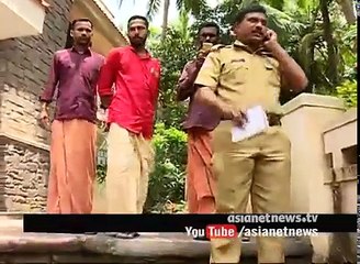 Actor Sreenivasans house daubed with black oil