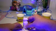 FROZEN PLAY-DOH Tutorial How to Make Light Up Olaf From Disney Frozen with Disney Elsa & Anna