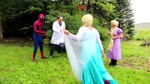 Frozen Elsas BIG BUTT! w/ Spiderman Maleficent Bad Baby Joker Girl Princess Rapunzel! S