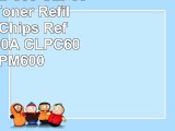 Samsung CLP600 CLP650 4Color Toner Refill Kit with Chips Refills CLPK600A CLPC600A