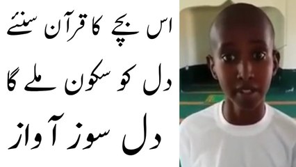 Download Video: ایک حبشی بچے کی ایسی تلاوت جسے سن کر آپ حیران رہ جائیں گے