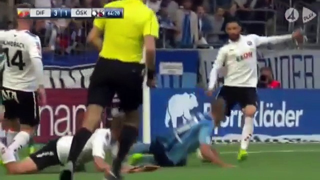 Djurgardens 4:1 Oerebro (Swedish Allsvenskan. 16 September 2017)