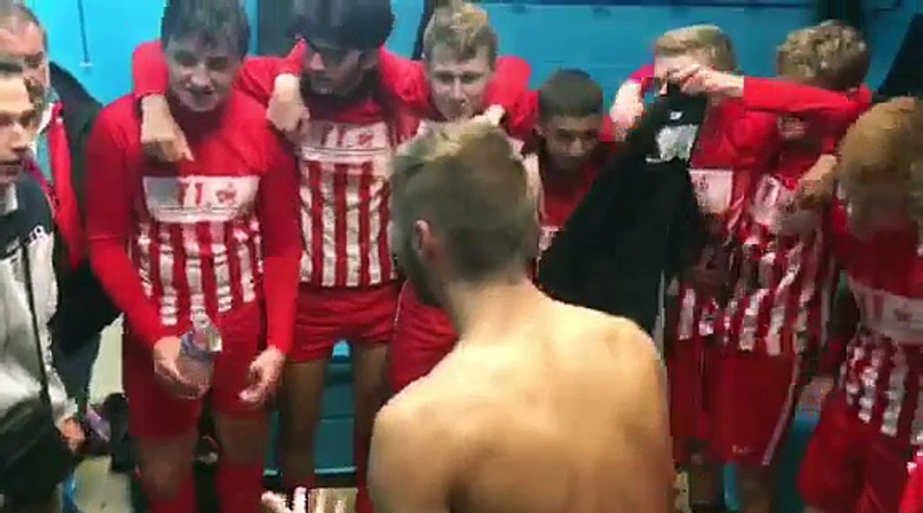 Les U18 font la fête après leur victoire en Gambardella !
