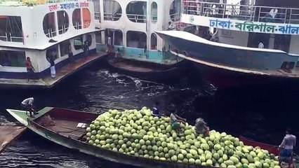 Discover the Unique and Bustling Boat Terminal in Bangladesh 🚤