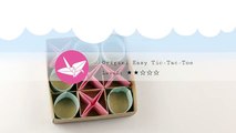 Easy Origami Tic-Tac-Toe Game Tutorial ♥︎ DIY ♥︎ Paper Kawaii
