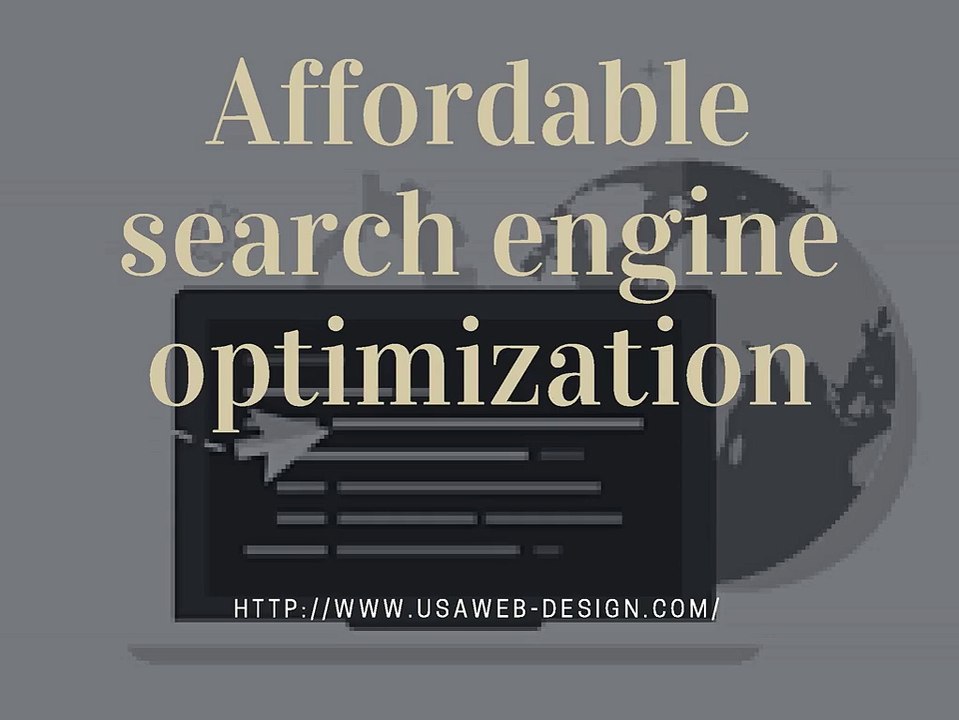 Affordable search engine optimization