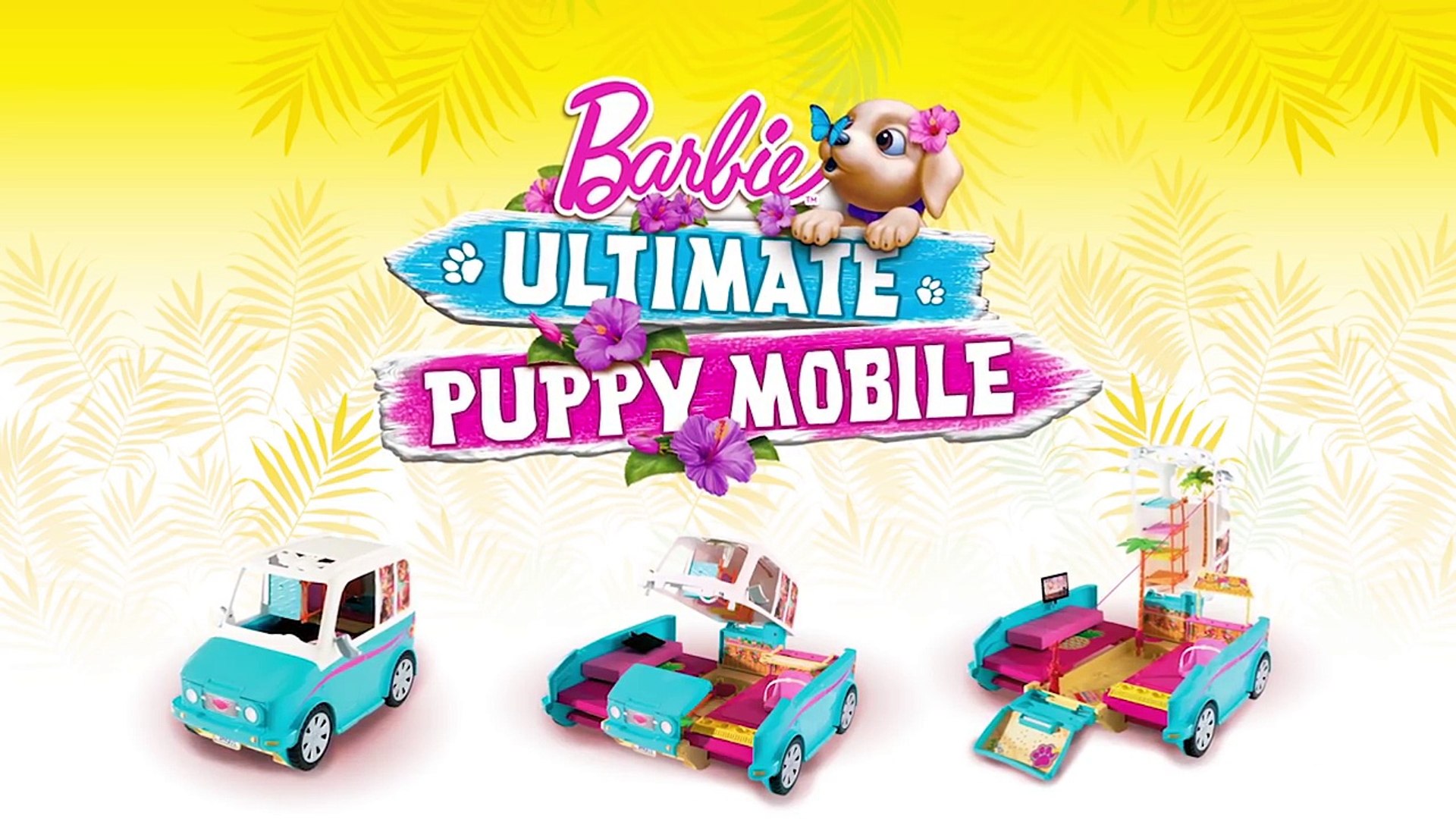 barbie puppy mobile