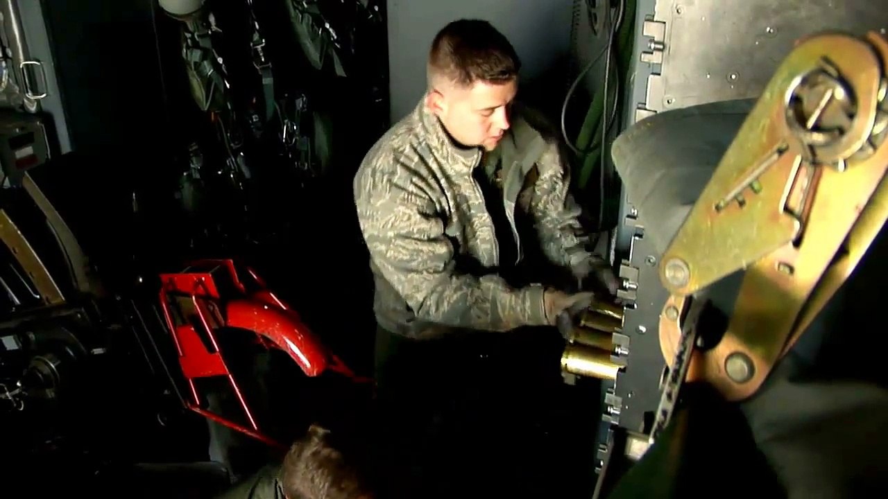 AC-130 Gunship in Action