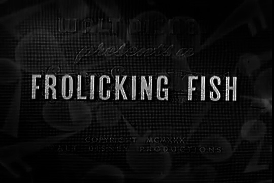 1930 5 Fische auf der Flucht