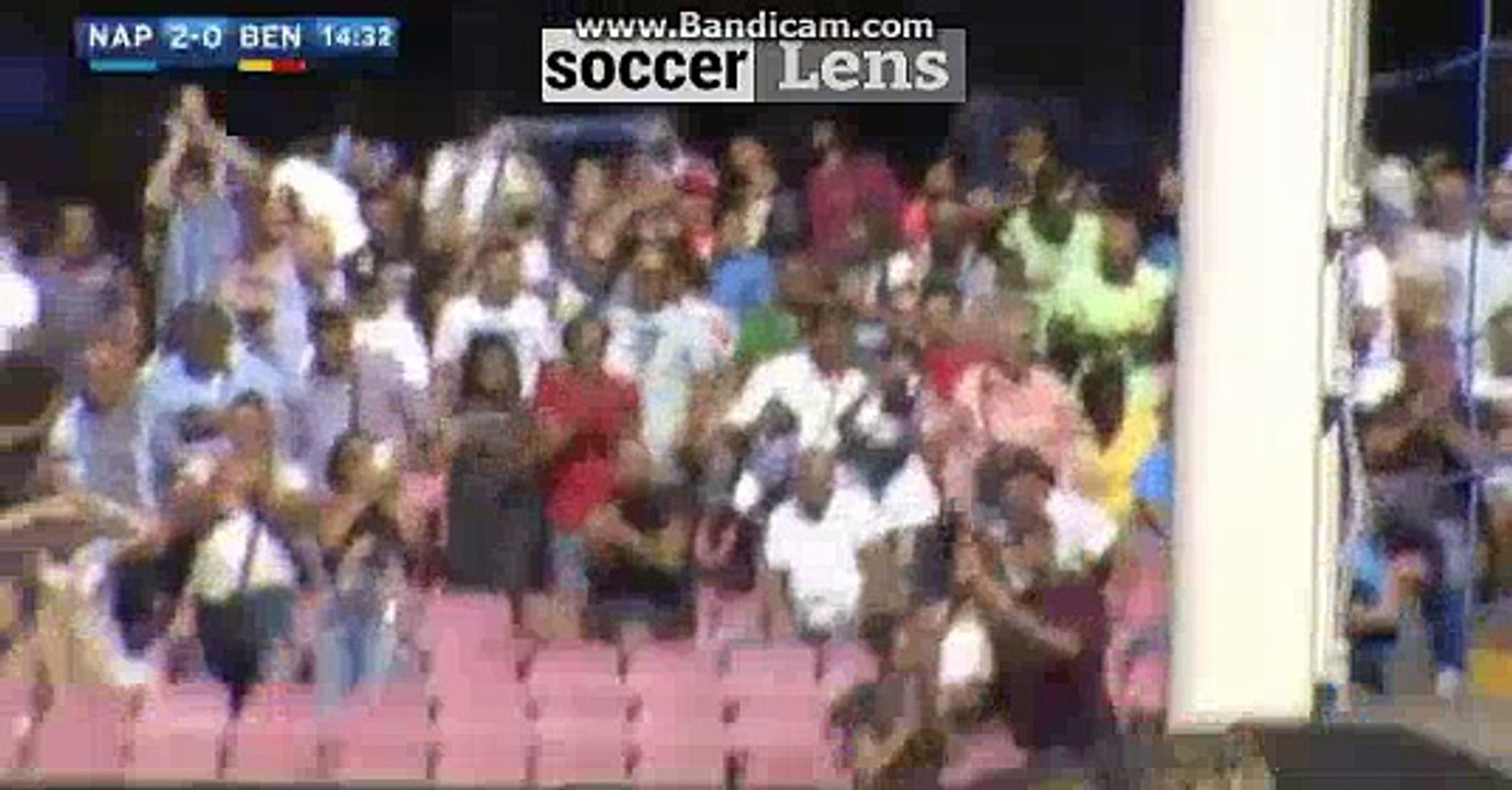 Napoli 2 - 0	 Benevento 17/09/2017 Lorenzo Insigne Goal  HD