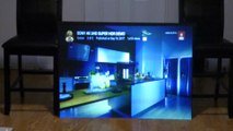 FRONT AND REAR OLED TV LIKE PAINTED PROJECTION SCREEN