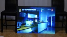 FRONT AND REAR OLED TV LIKE PAINTED PROJECTION SCREEN