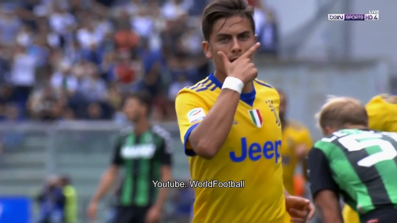 Paulo Dybala vs Sassuolo 17092017 - DYBALA 3 GOALS (HD)