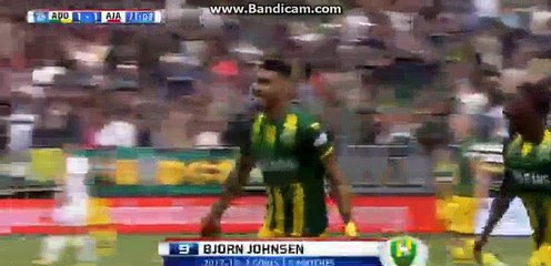 Bjorn Johnsen Goal HD - Den Haag 1-1 Ajax 17.09.2017