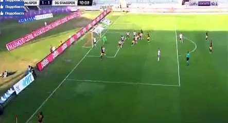 Numan Curuksu Goal HD - Osmanlispor	1-1	Sivasspor 17.09.2017
