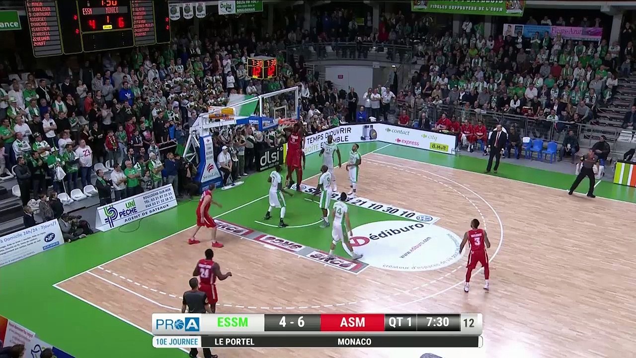 Pro A - J10 : Le Portel vs Monaco