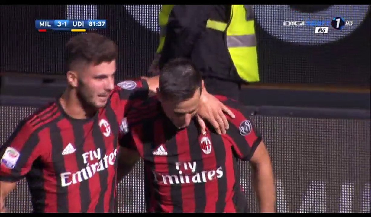 Nikola Kalinic Goal HD - AC Milan 3-1 Udinese - 17.09.2017