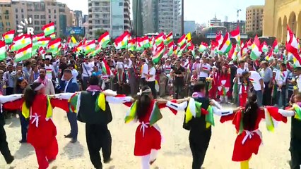 Lebanese Kurds gather in Beirut in solidarity with Kurdistan Region’s upcoming independenc