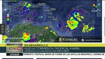Tormenta tropical María podría convertirse en huracán en las Antillas