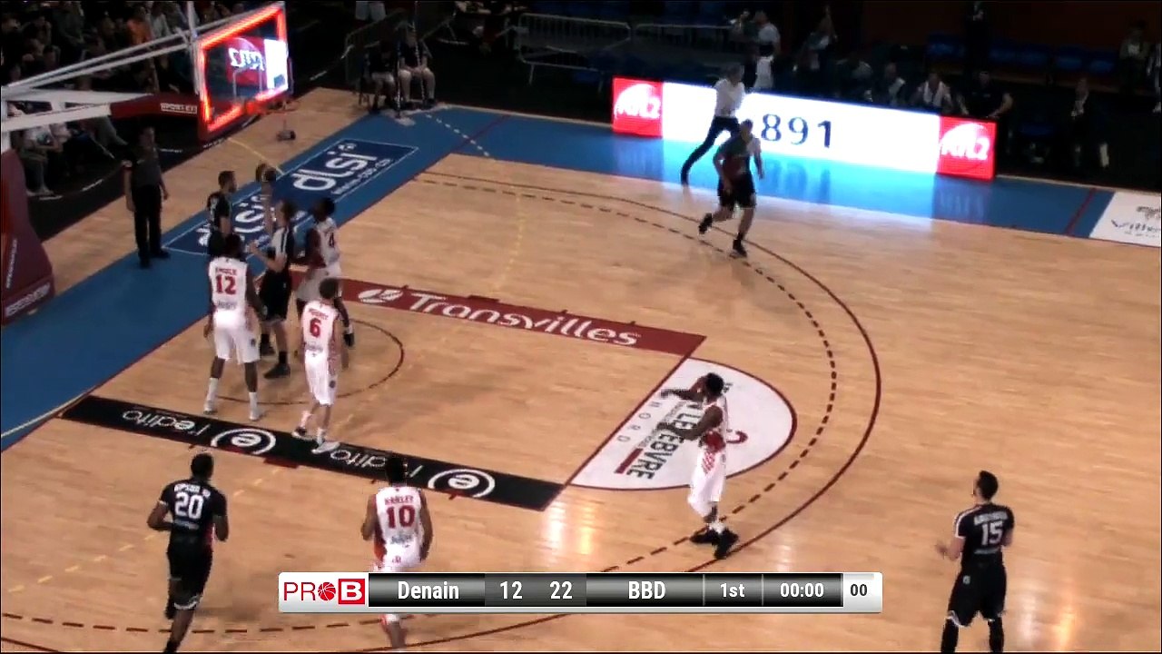 Pro B - J33 : Denain vs Boulazac