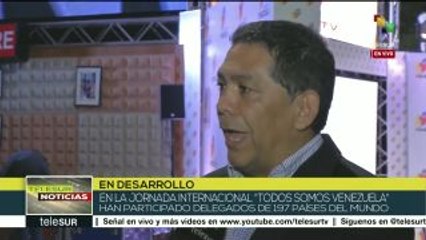 Castillo: Todos somo Venezuela busca crear red de apoyo global