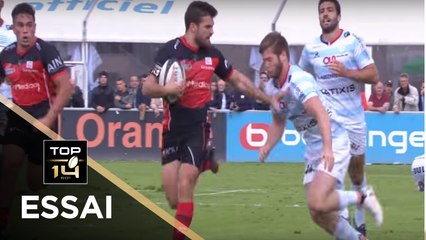 TOP 14 - Essai Quentin ETIENNE (USO) - Racing 92 - Oyonnax - J4 - Saison 2017/2018