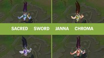 Sacred Sword Janna Chroma Pack | League of Legends