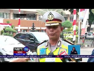 Pernyataan Pihak Dirlantas Terkait Pembatasan Kendaraan Roda Dua - NET 16