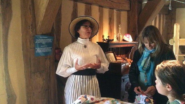 Les différents ateliers des journées du patrimoine au château de Crèvecoeur