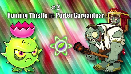 Plants vs Zombies 2 All Plants Power Up vs Gargantuar Part 4