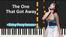 The One That Got Away - (Piano Tutorial Cover) __ Lyrics by Kety Perry -- Synthesia lesson - YouTube