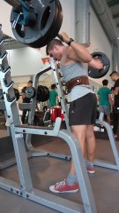 Squat 106kg / 234lb X 5, set1