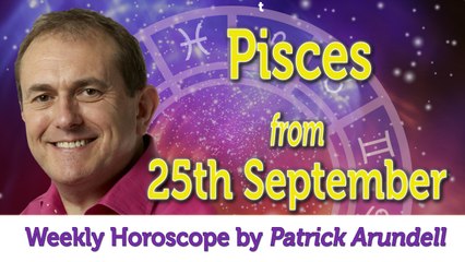 Pisces Weekly Horoscope from 25th September - 2nd October 2017