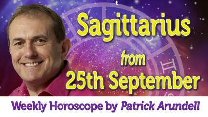 Sagittarius Weekly Horoscope from 25th September - 2nd October 2017