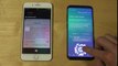 iPhone 7 Plus Siri Meets Samsung Galaxy S8 Bixby Voice Assistant