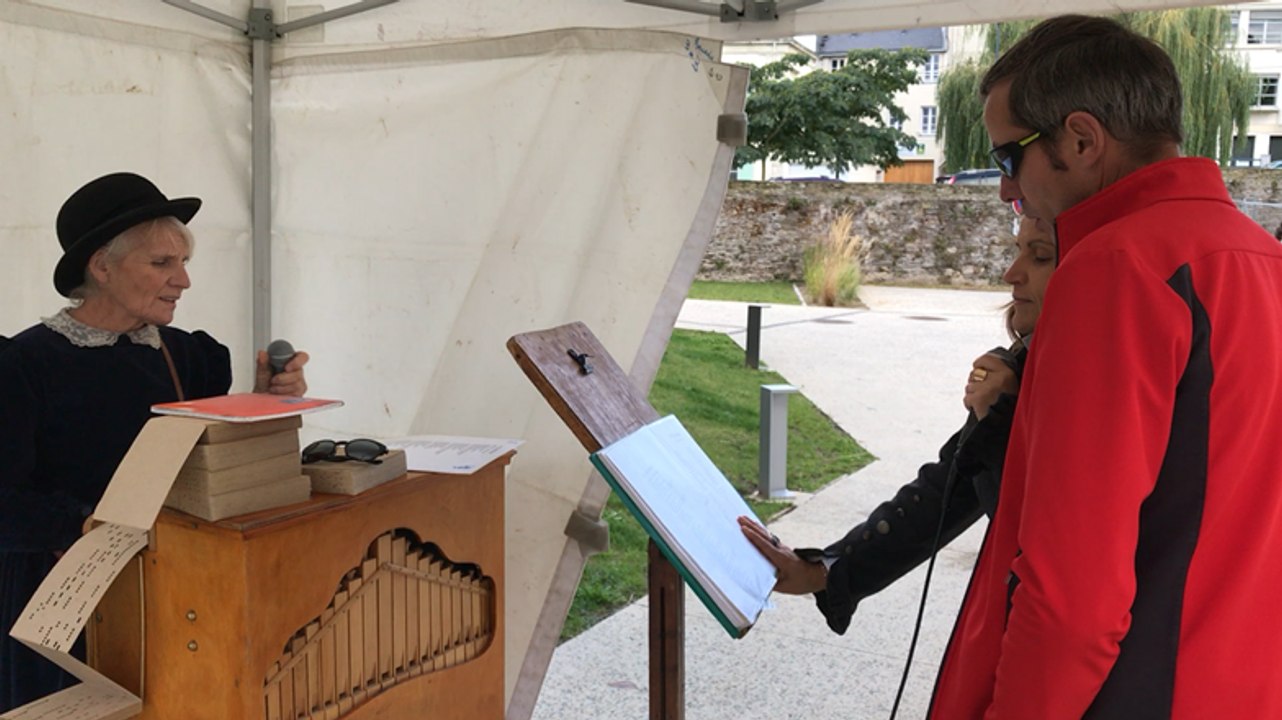 Journées du patrimoine au château d'Ancenis, c'est en musique avec l'orgue de barbarie !