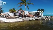 Florida Keys Drone video shows devastation from Irma - BBC News