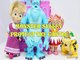 MONSTER SULLEY PROTESTS PROTECT THE CASTLE MASHA & BEAR UPSY DAISY BOWSER TOYS PLAY MONSTERS UNIVERSITY DISNEY PIXAR IN