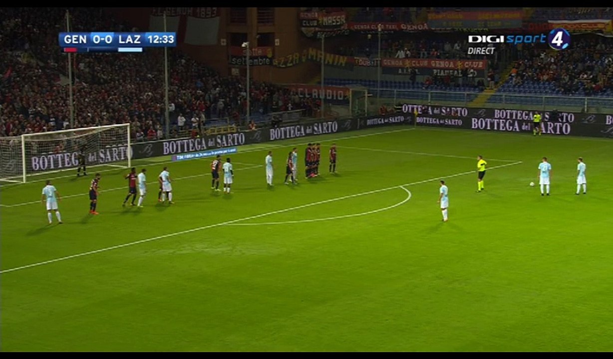 Bastos Goal HD - Genoa 0-1 Lazio - 17.09.2017